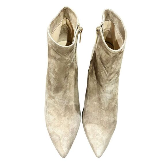L'AGENCE Galena Suede Ankle Boots in Beige NWOB Size 38 - Picture 4 of 10